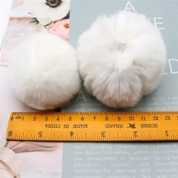 6CM 8CM Fluffy Faux Rabbit Fur Ball Pompom Plush DIY Women Bag Car Jewelry for Apparel Sewing Fabric Accessories