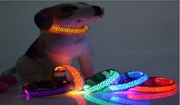 s LED Dog Collar Light Flash Leopard Collar Puppy Night Safety Pet Dog Collars Products For Dogs Collar Colourful Flash Light Neck7842392