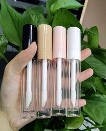 Lip Gloss Tubes with Wand Empty 8ml Refillable LipGloss Bottles Mini Lip Balm Bottle Transparent Containers with Rubber Stoppers2443023