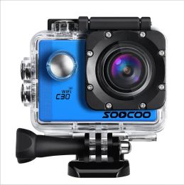 Cameras Action camera deportiva Original SOOCOO C30 / C30R remote HD 4K WiFi 1080P 60fps 2.0 LCD 170D sport go waterproof pro camera