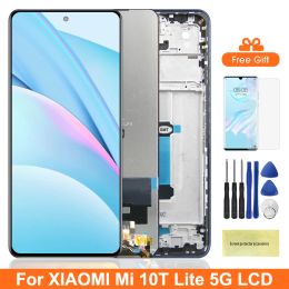 6.67" Display Screen for Xiaomi Mi 10 T Lite 5G LCD Display Touch Screen Digitizer Part for Mi 10T Lite 5G M2007J17G Replacement