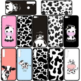 Cow Print Phone Cover Case for Motorola Moto G9 G30 G50 G60 G40 G52 G41 G42 G22 G71 E32 E7 G100 G Soft Casing