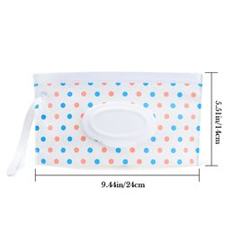 Wet Wipe Pouch Wipes Holder Case Reusable EVA Refillable Wet Wipe Bag Baby diaper bag Use in kitchen Room Car Bag