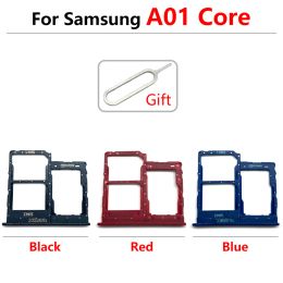 New For Samsung A01 Core A11 A12 Dual Sim Card slot tray Holder repair part