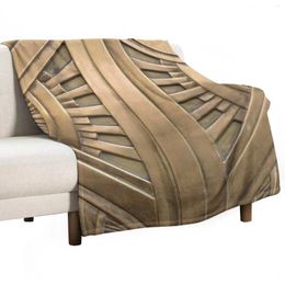 Blankets Art Deco Vintage Elegant Chic 1920 Era Bronze Beautiful The Great Gatsby Throw Blanket Manga Sofa