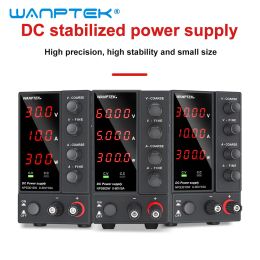 Wanptek Regulated Lab DC Power Supply Adjustable 30V 10A 60V 5A Voltage Regulator Stabilizer Switching Bench Source 120V 3A DIY