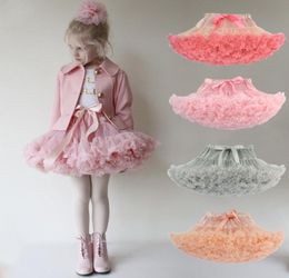 Drop Baby Girls Tutu Skirt Fluffy Children Ballet Kids Pettiskirt Baby Girl Skirts Princess Tulle Party Dance Skirts5417723