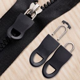 5PC Replacement Zipper Pulls Zipper Head Puller End Fit Rope Tag Removable Clothing Zip Fixes Backpack Broken Buckle Accessories