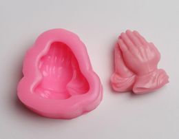 BB021 Prayer Hand Finger Silicone Moulds For Soap Candle Making ResinClay Crafts Molds2383001