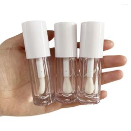 Storage Bottles 100pcs 6ml Custom Logo Colours Lipgloss Containers Lip Glaze Tube Packaging Gloss Tubes With Applicator