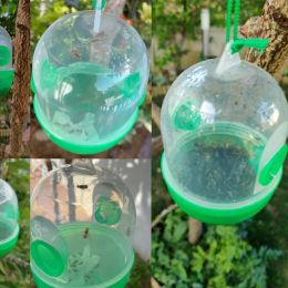 4 PCS Reusable Garden Wasp Trap Pest Fly Killer Reject Asian Hornet Hanging Killing Anti Bee Yellow Jacket Yellowjacket Catcher