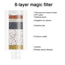Kitchen Tap Water Filter Purifier Faucet Washable Ceramic Percolator Water Ceramic Filter Filtro Rust Bacteria Removal For Home