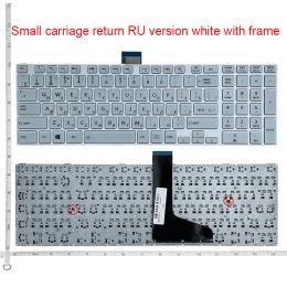 Keyboards RU Keyboard for Toshiba Satellite C50A C50A506 C50DA C55TA C55A C55DA Russian Laptop Keyboard white/black