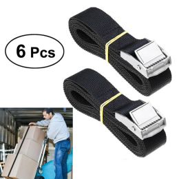 Pack of 6 Tie Down Straps Lashing Straps for Car Frame Luggage Strap