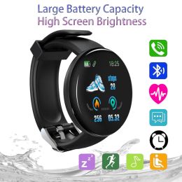 Watches D18 Smartwatch Waterproof for Men Women Kids Smart Watch Bluetooth Fitness Tracker Sport Bracelet for IOS Android