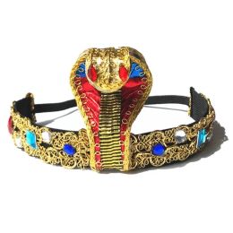 Cleopatra Snake Shape Egyptian Headband Punk Hairband Carnivals Hair Decors