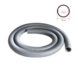 Inner 25mm Outer 32mm Household Vacuum Cleaner Bellows/Straws/Thread Hose/Soft Pipe,Durable Vacuum Tube Gray Hoses Accessories