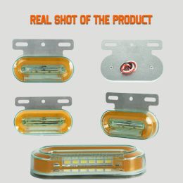 LED Trailer Clearance Lights Marker Lights for Truck Side Lights Cargo Lamp Lorry Tractor Turn Signals Amber Red White 12V 24V
