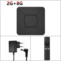 iATV Q5 Android TV Box Android 10.0 Allwinner H316 4K HDR Portable TVbox 2.4G/5G WIFI BT5.0 2G 8G 100M Smart Home Audio Video