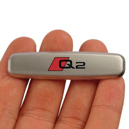Car Chair Seat Sticker Front Seat Tuning Badge Metal FOR Audi Sline RS A1 A2 A3 A4 A5 A6 A7 A8 Q2 Q3 Q4 Q5 Q7 Q8 TT Auto Styling