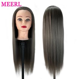 100% High Temperature Fibre Blonde Hair Mannequin Head Training Head For Braid Hairdressing Manikin Doll Head With Free Gift