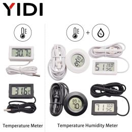 Mini LCD Digital Thermometer Hygrometer Gauge Tester Incubator Aquarium Temperature Humidity Metre Monitor Probe Sensor Detector