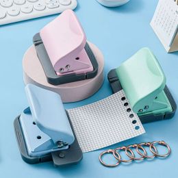 Labor-saving 6-Hole Paper Punch Notebook Scrapbooking Binding For A4 A5 B5 Paper Loose Leaf Binders Ring 6-Hole Mannual