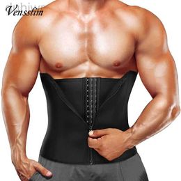 Slimming Belt Men Waist Trainer Corsets Double Tummy Control Shapewear Sport Workout Compression Girdle Slimming Body Shaper Belt 240409