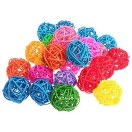 Other Bird Supplies 50 PCS Parrot Chewing Toy Toys For Birds Pet Plaything DIY Rattan Ball Decor Home Grass And Vines