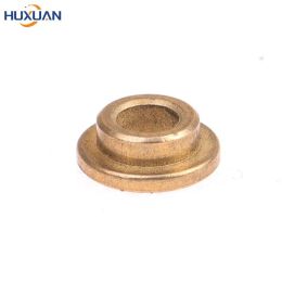 Inner 2 3 4 5 6 8mm Flanging Self-Lubricating Bearing Powder Metallurgy Oil Copper Bushing Guide Sleeve With Stepped Flange 5PCS