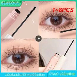 Mascara 1~8PCS Korean Cosmetics Black Mascara Lengthens Eyelashes Extra Volume Waterproof Natural Lashes Female Professional Makeup Full L49