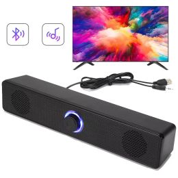 Speakers Accessory PC Soundbar Wired and Wireless Bluetooth Accessory USB Powered Soundbar for TV Pc Laptop Gaming Home Theater Surround