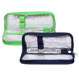 Portable Insulin Cooling Bag Pill Protector Medical Cooler Case Oxford Diabetic Pocket Thermal Insulated Practical Medical Bag