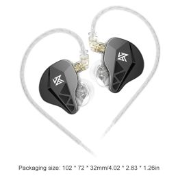 KZ Castor Earphone Sport Noise Cancelling Earbuds With Mic HiFi Balanced Armature Earphones Dynamic High-end Tunable Headphones
