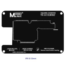 MaAnt Black Reball Stencil Middle Layer Board Dual Board For iPhone X/XS/XS Max iP11/11 Pro /11 Pro Max 12/12 Pro/mini/12 PM