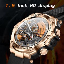 T88 Smart Watch 1.5inch Screen Tough Body 800mAh Bluetooth Call Health Monitoring IP68 Waterproof Sport Tracket Smartwatch Men