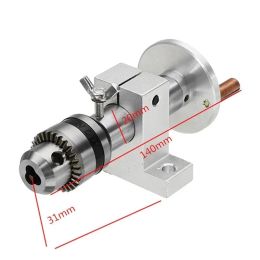 Live Lathe Centre Head With Chuck Diy Accessories For Mini Lathe Machine Revolving Centre Woodworking Tool