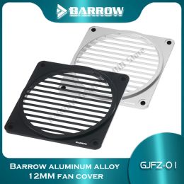 Cooling Barrow PC Case 120MM Fan Dust Cover,Cold Exhaust Computer Fan Water Cooling 12MM Fan Cover Aluminum Alloy