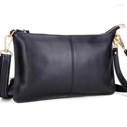 Shoulder Bags Purse Fashion Cow Leather Women Messenger Phone Clutch Bag High Quality Genuine Small Ladies Flap