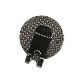 1/5Pcs Black Durable Zinc Alloy Magnetic Golf Hat Clip with Balls Marker Holder Golf Putting Green Accessories 25mm