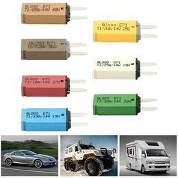 5-30A Mini Circuit Breaker Blade Fuse Automatic Resetting Manual Reset Fuse Adapter Reset 12V 24V For Car Motorcycles Trucks