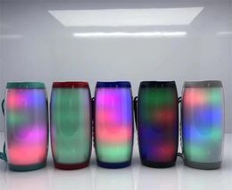 TG157 Portable LED Lamp Speakers Waterproof Fm Radio Wireless Boombox Mini Column Subwoofer Sound Box Mp3 USB Phone Computer Bassa2918612