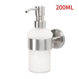 Liquid Soap Dispenser Wall-Mounted Shelves Pump Diffuser Container Bathroom