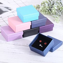 24pcs Jewellery Box Cardboard Necklace Earrings Bracelets Packaging Boxes Gift Box Can Personalised Logo Jewellery Disaplay