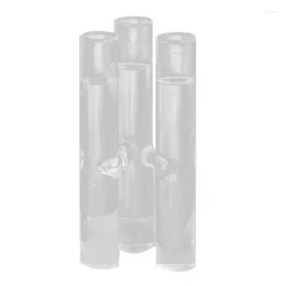 Vases Test Tube Vase For Flowers 3-Tubes Glass Flowerpot Conjoined Display Fresh Desktop Flower Holder Home El