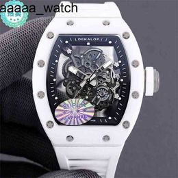 Richardmill Watch Mens Designer Movement Automatic Luxury Luxury Mens Mechanics Minority Ceramic Female White Sapp