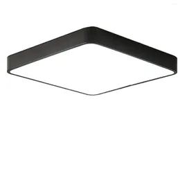 Ceiling Lights LED Flush Mount Modern Light Fixture Square Black Lamp Cool White Lighting For Closets Kitchens Basements