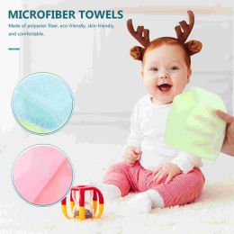 10 Pcs/pack Microfibre Towel Washcloths Super Absorbent Face Towels Microfiber Hand