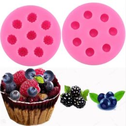 DIY Cranberry Blueberry Cake Silicone Mould Sweet Candy Mould Sugarcraft Baking Tools Decorating Wedding Cake,Cupcake,Cookies