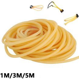 1M/3M/5M Natural Rubber Tubing Tactical Equipment Hunting Tourniquet Catapults Elastic Band Slingshot Latex Tube Bow Accessories